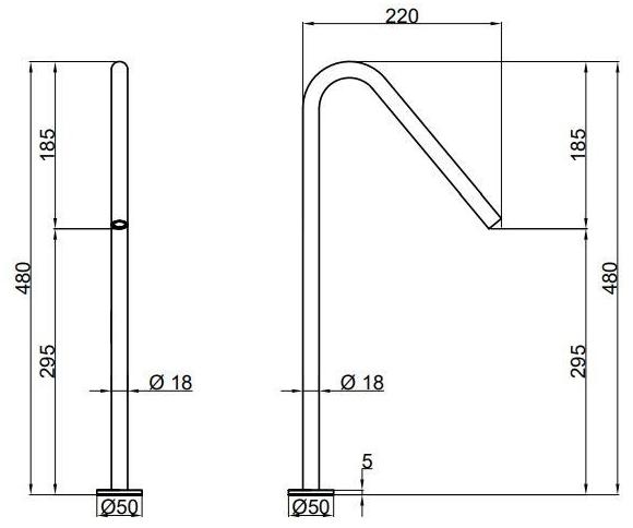 Antonio Lupi Design Смеситель для раковины на 2 отверстия из нержавеющей стали Antoniolupi sun-id-1472398 - Вид №2