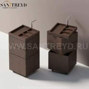 O.J.C. Тумба на роликах из коричневого дуба ACOM0500NRU