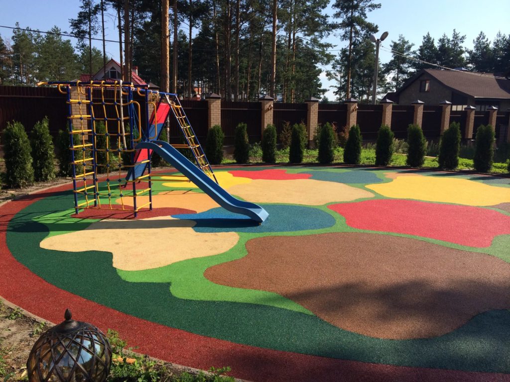 Бесшовное покрытие для детских площадок. Резиновое покрытие ЭКОПРОФИТ 01-258 - Вид №3