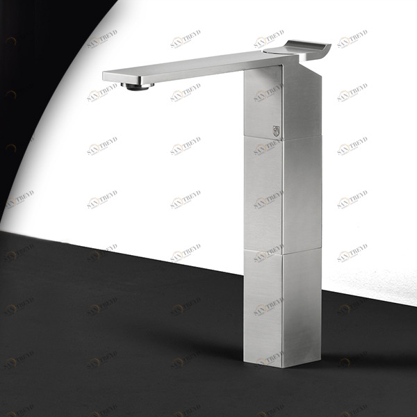 Смеситель для раковины OKAMI OKM3S серебристый матовый Radomonte