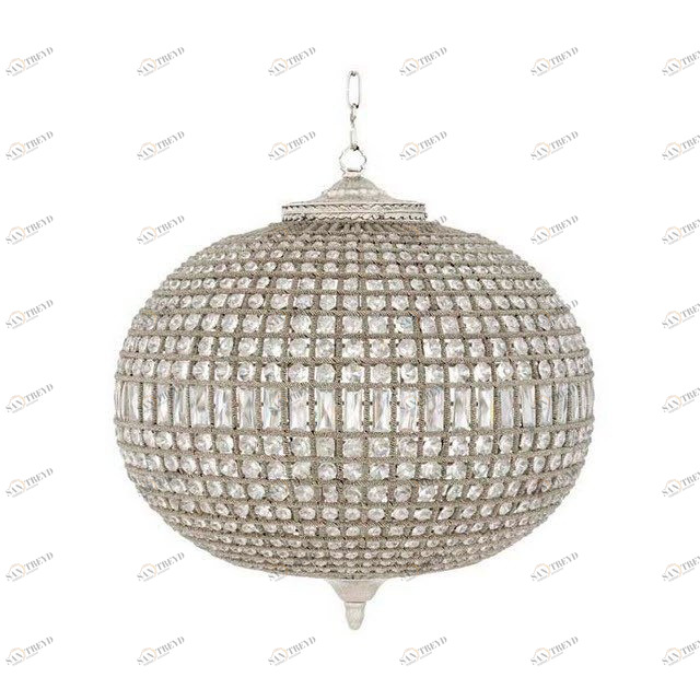 Люстра Kasbah Oval L от Eichholtz хром 106372 EICHHOLTZ ДИЗАЙНЕРСКИЕ, EICHHOLTZ, ШАР 061519 Хром 