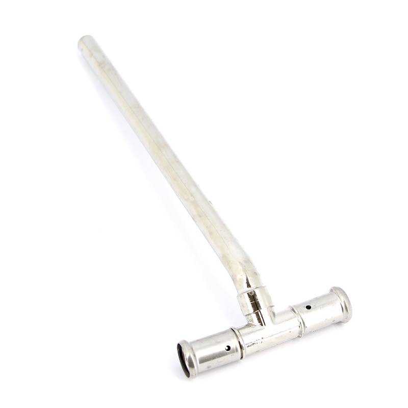 Тройник пресс с трубкой 300мм для радиатора HENCO 20x15x20 22P2004 - Вид №1