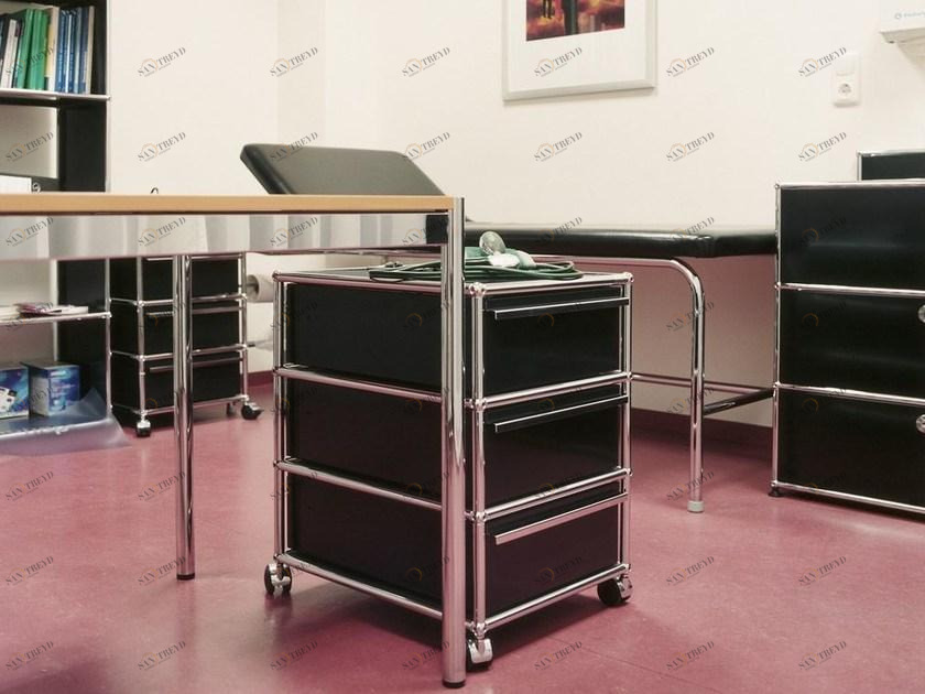 USM Офисный ящик из металла на колесиках Usm haller system sun-id-1370344