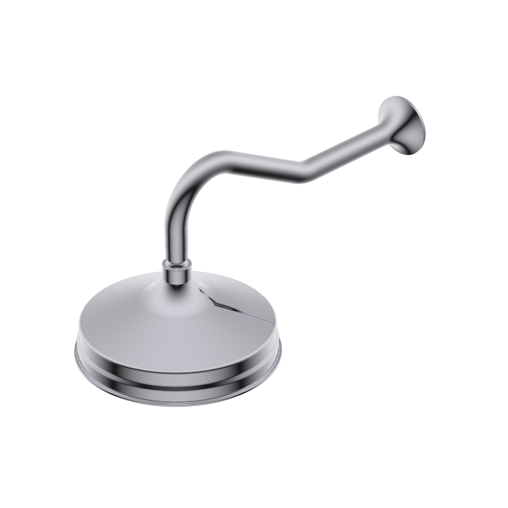 PR4289116 Поворотная лейка из латуни с горизонтальным круглым держателем для душа Ritmonio Ritrò