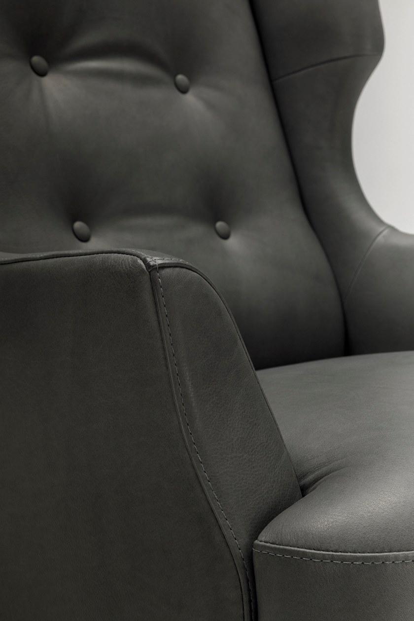 Sits Стеганое кожаное кресло с подлокотниками Play sun-id-1376079 - Вид №2