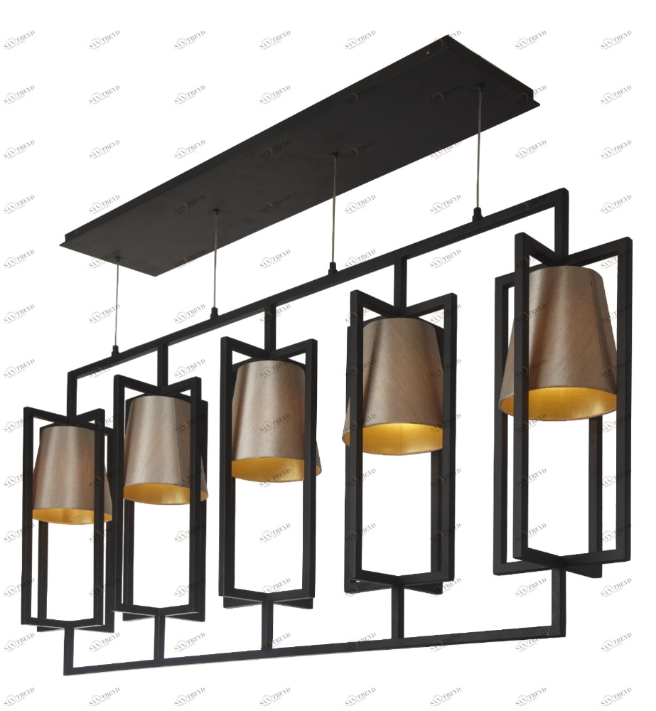 Люстра Hurricane черная чёрная 50041 RVASTLEY ДИЗАЙНЕРСКИЕ, PUSHA 061631 Чёрный 