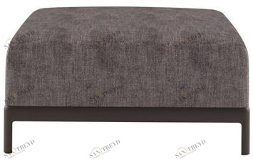 Alias Прямоугольный пуф из ткани с обивкой Aluzen soft P51