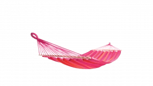 Подвесной гамак с перекладинами для двоих Flowers IMPEX  040297 Розовый