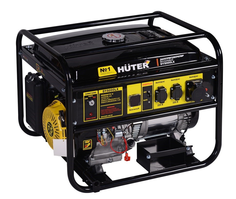 Электрогенератор   бензиновый Huter DY8000LX 1263929 STDN-0036338