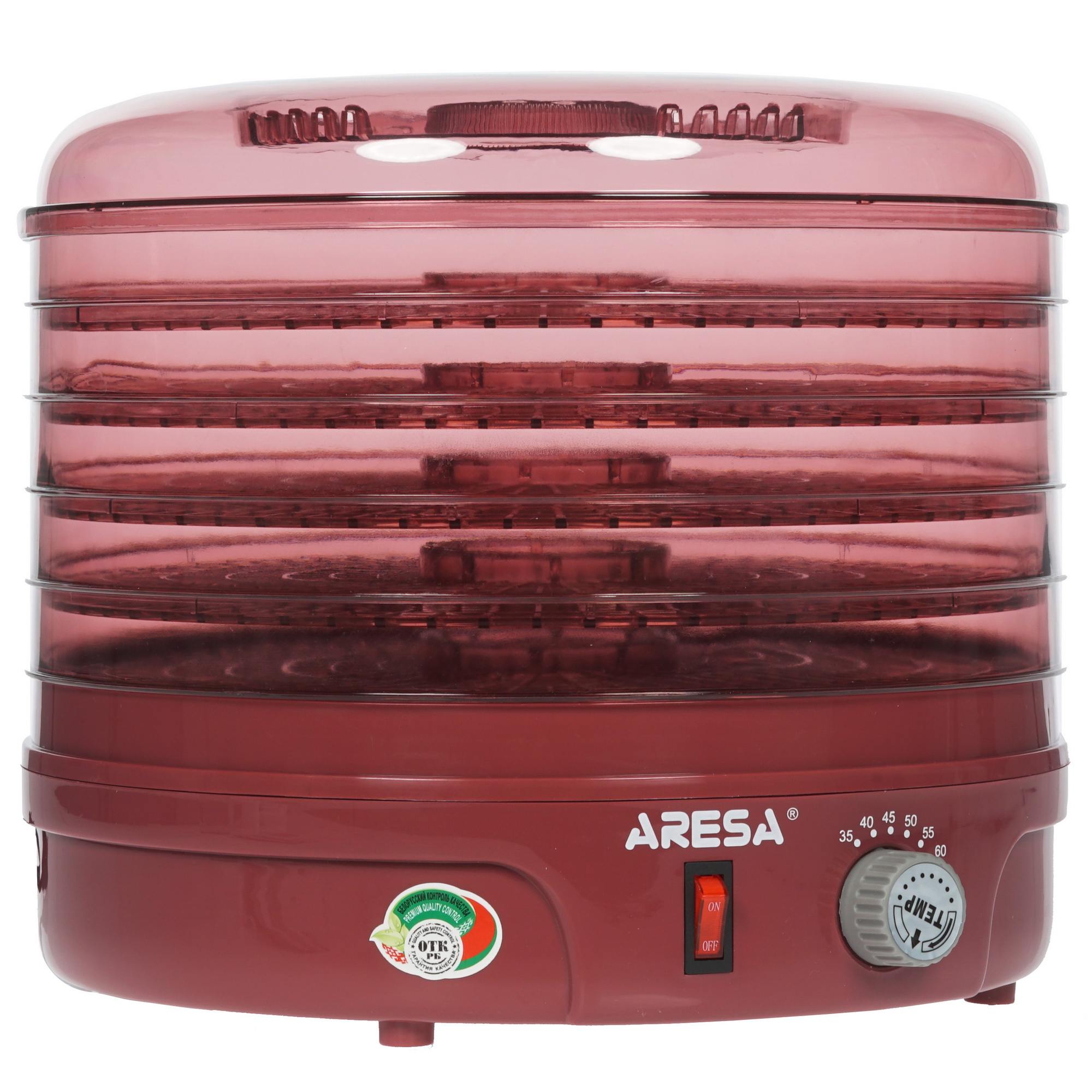 1130060 Сушилка для овощей и фруктов Aresa AR-2602 красный STDN-0064614