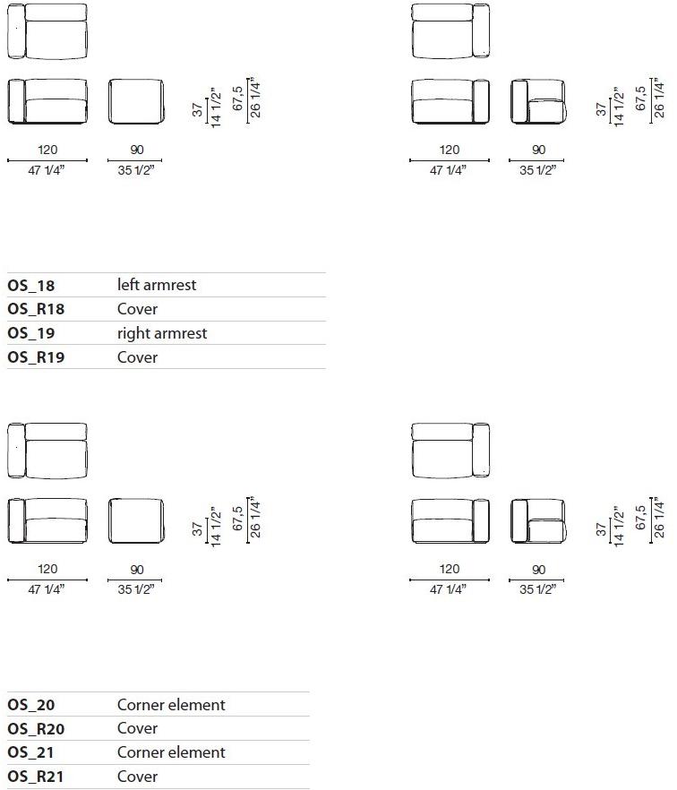 Cappellini Модульный диван со съемным кожухом sun-id-1435214 - Вид №11