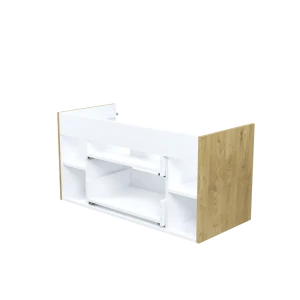 Корпус тумбы подвесной Iddis Lahta LAH10V0i95 50x98.4x43.3 см цвет дуб светлый