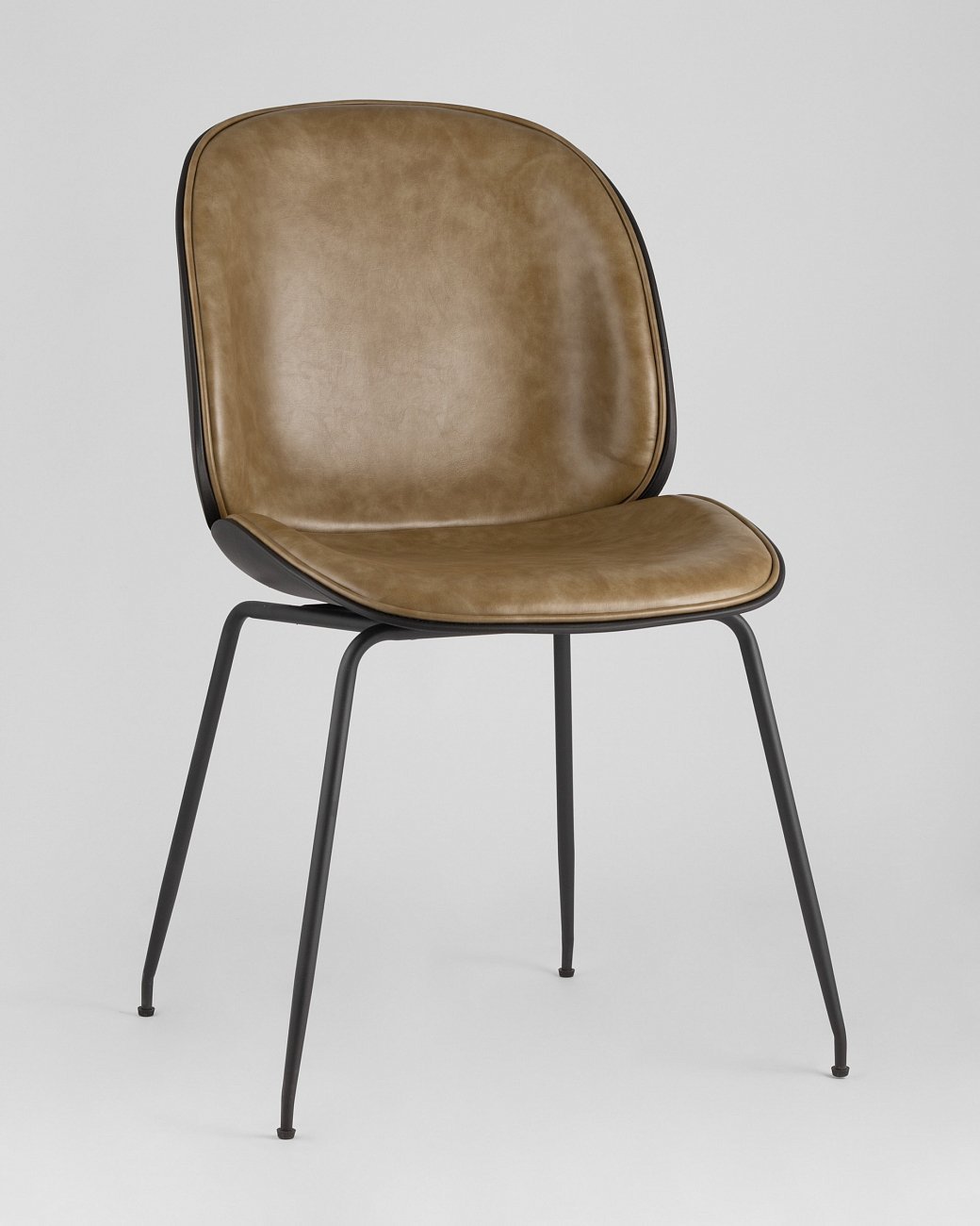 Стул со спинкой зеленый Beetle STOOL GROUP ДИЗАЙНЕРСКИЕ, ИНТЕРЬЕРНЫЕ 00-3946177 Зеленый  - Вид №1