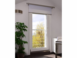 Алюминиевое и деревянное створчатое окно