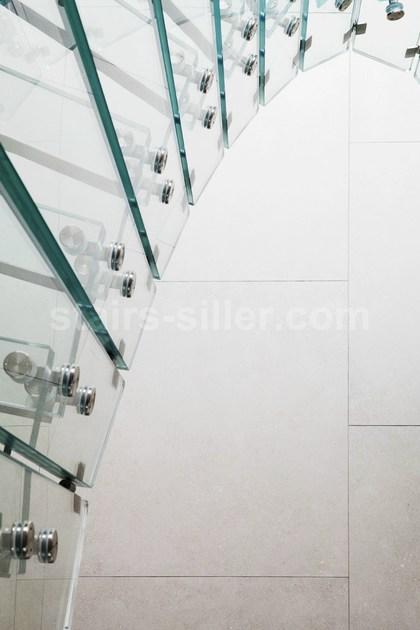 Siller Treppen Самонесущая винтовая лестница из нержавеющей стали и стекла Fly sun-id-1458385 - Вид №8