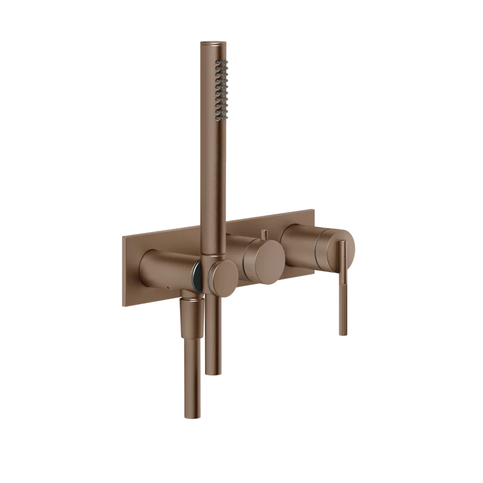 Смеситель для душа 63543 708 Gessi Ingranaggio МЕДНЫЙ МАТОВЫЙ PVD 63543708