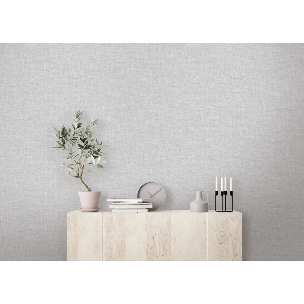 Обои флизелиновые Accento Camomilla серые 1.06 м 283697 SOLO STLM-2001846 - Вид №2