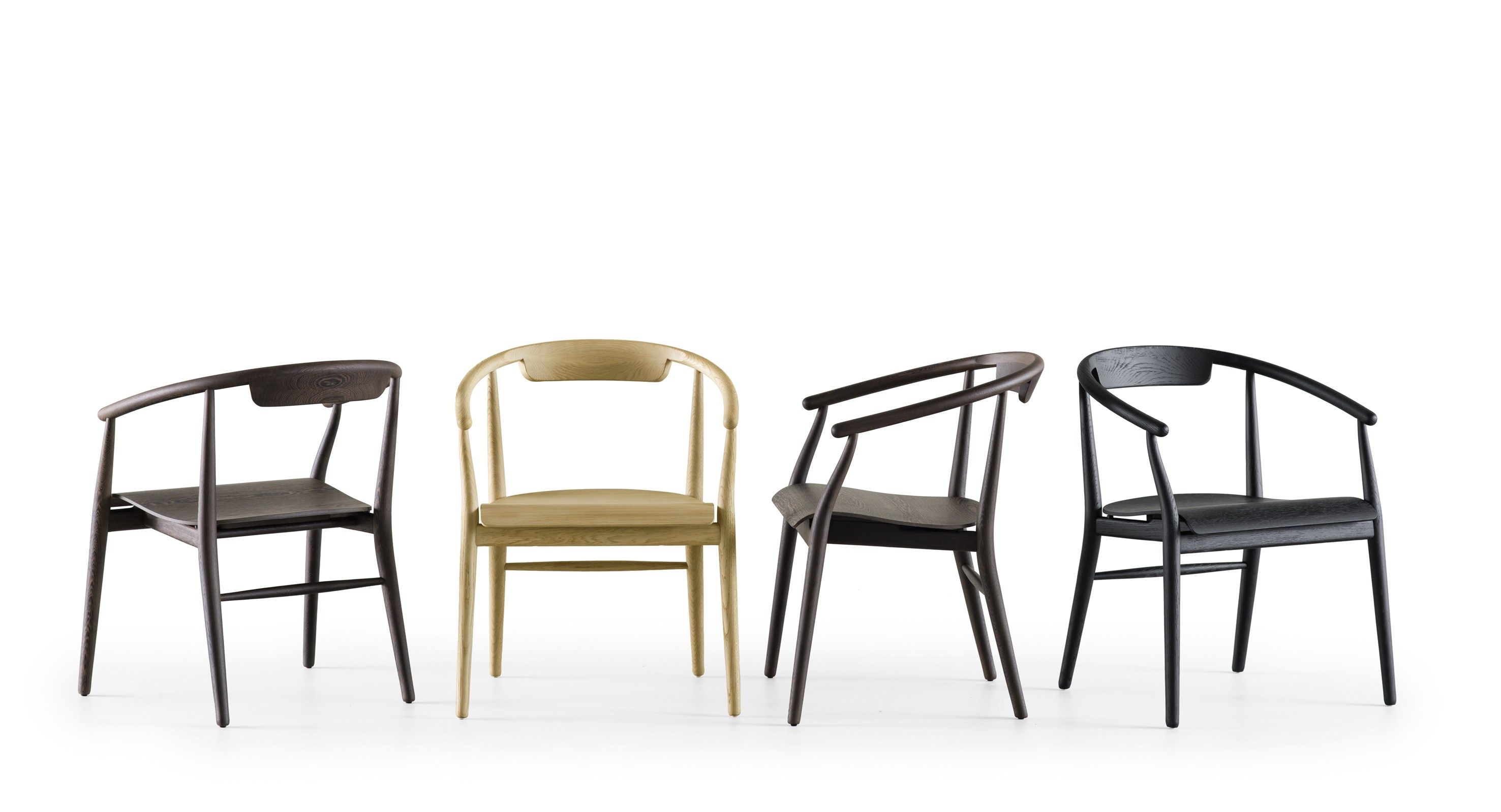 Деревянный стул с подлокотниками B&B Italia Jens ARCH-00118767 - Вид №2