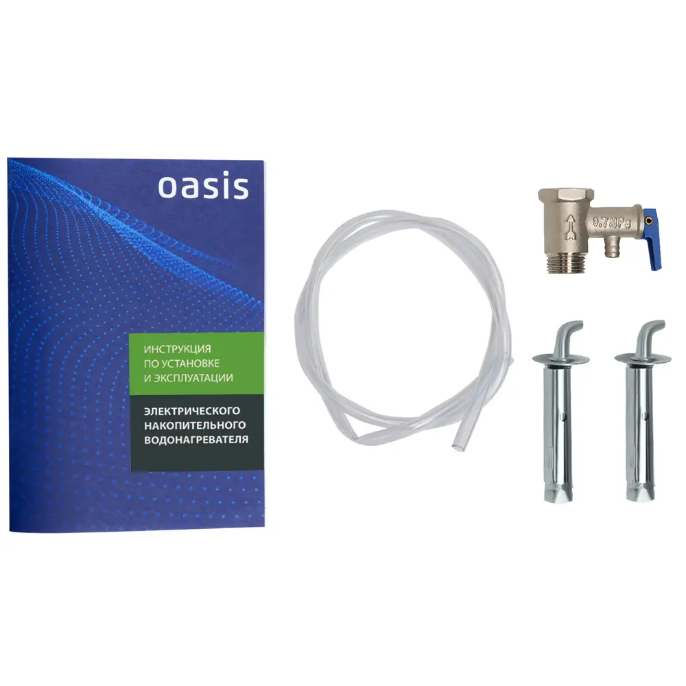 Накопительный водонагреватель электрический 50 л Oasis PA-50 2 кВт нержавеющая сталь мокрый ТЭН STLM-2127734 - Вид №6