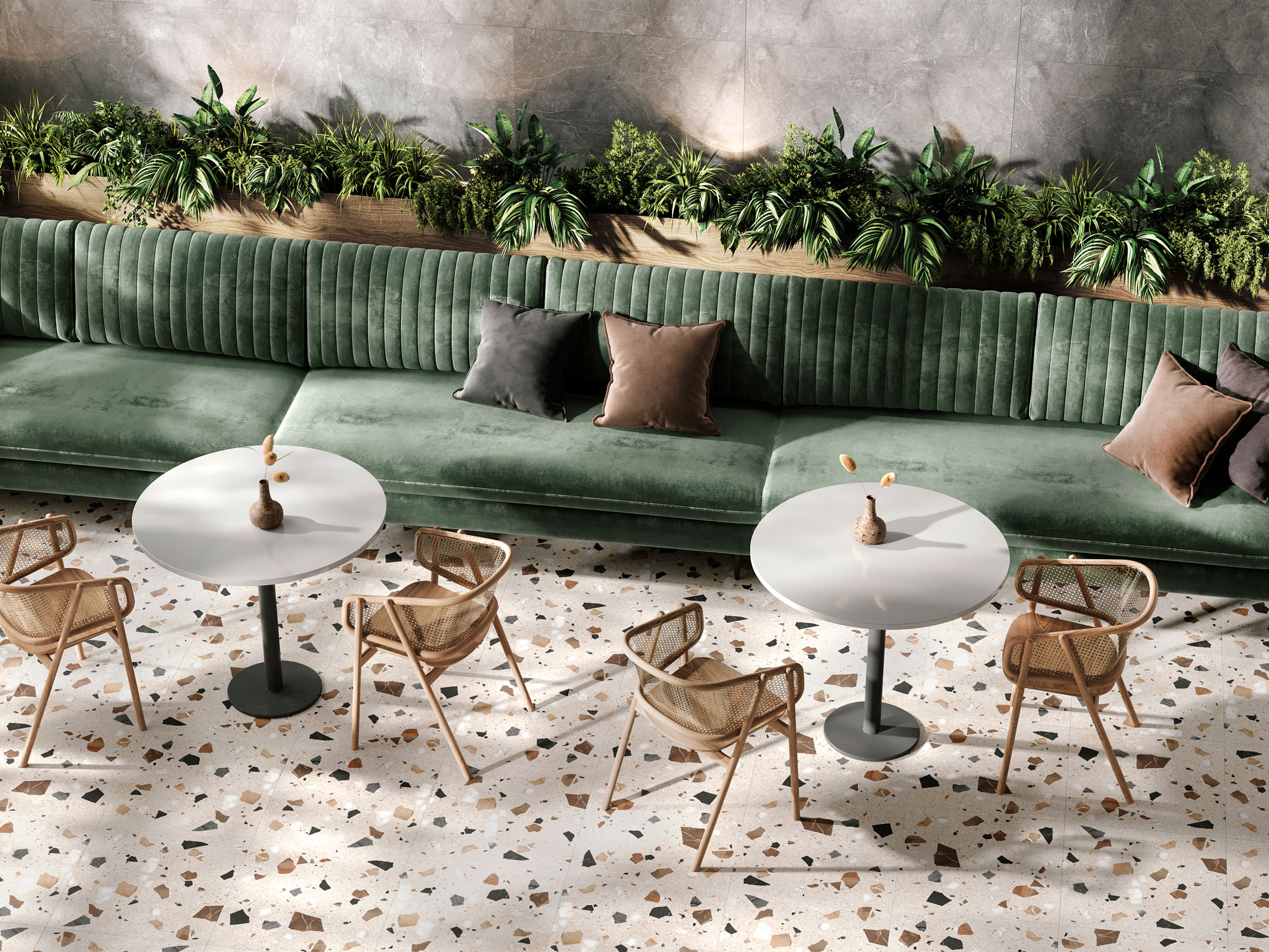 Элегантный керамогранит Staro Slim Marbles BARCELONA GREY STP-ST311 INCOLOR - Вид №3