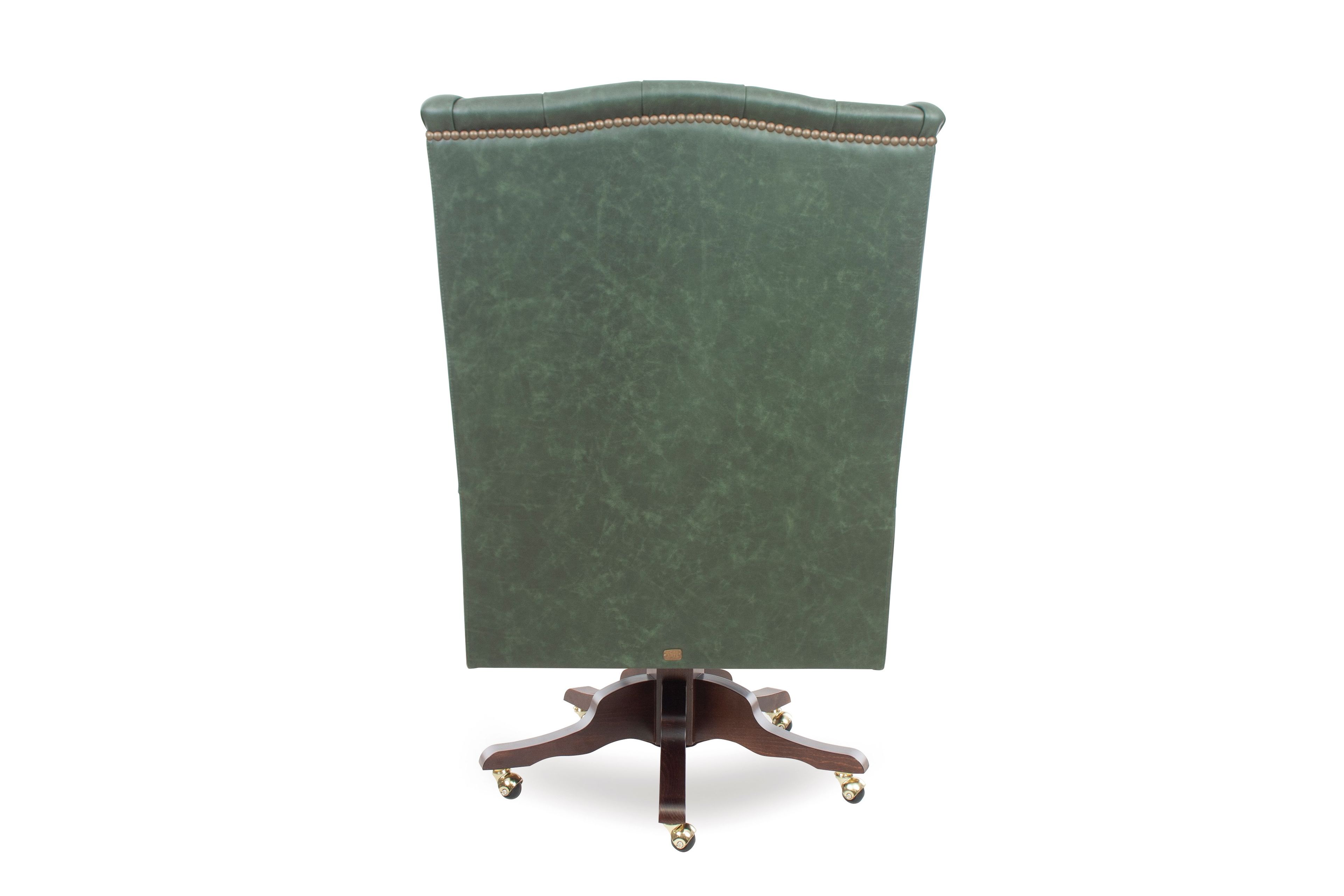 Офисное кресло с регулируемым по высоте кожаным подлокотником с 5 спицами CREARTE COLLECTIONS PRESIDENT ORIGINS ARCH-00000620 - Вид №8