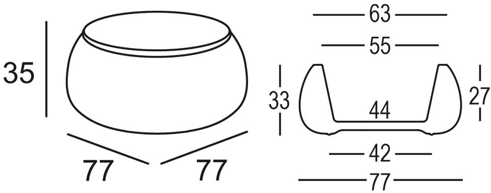Plust Журнальный столик из полиэтилена T ball sun-id-1468012 - Вид №61