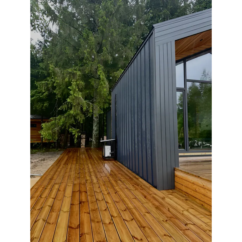 РУСШПАЛА Террасная доска вельвет 28x140x2000 мм для уличных покрытий 89405767 STLM-1571121 - Вид №3