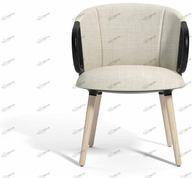 GABER Стул из ткани с подлокотниками Cucaracha sun-id-1450441