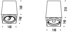DAVIDE GROPPI Регулируемый металлический потолочный светильник sun-id-1501568 - Вид №3