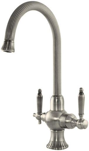 Смеситель ZorG Sanitary ZR 352 YF SATIN для кухонной мойки, сталь