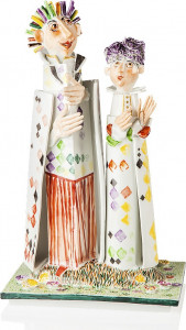 10616728 Meissen Фигурка 35см "Двое из сказочного леса" (един.экз.) Фарфор
