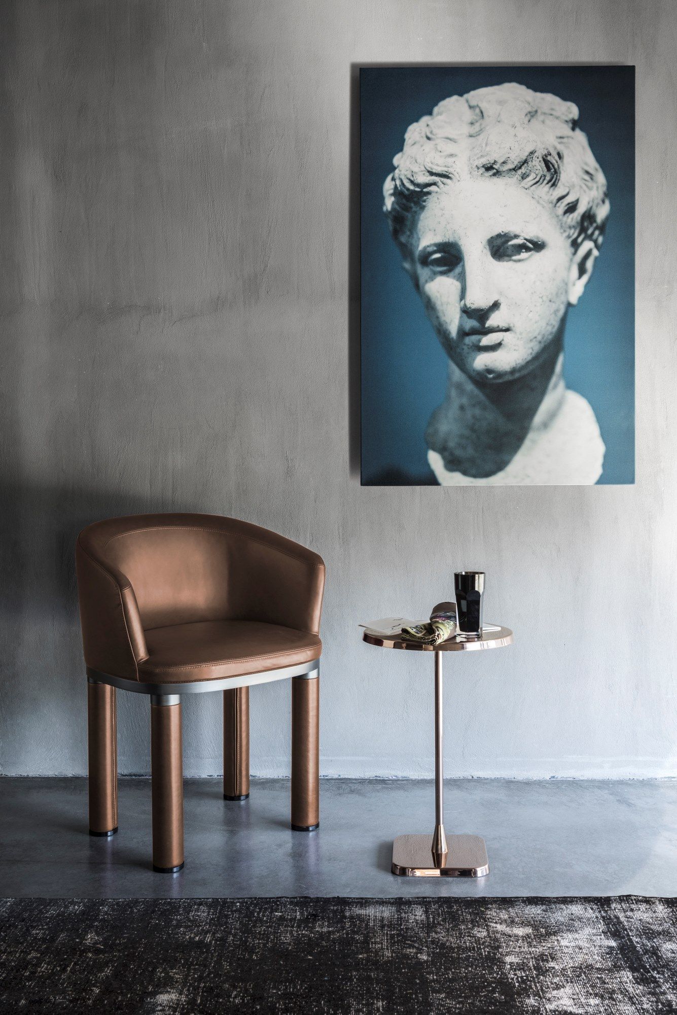 Мягкий стул с подлокотниками GHIDINI1961 Bold ARCH-00097296 - Вид №5