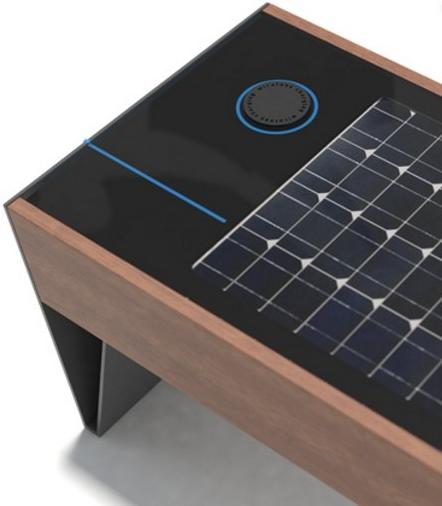 mmcité1 Скамейка с разъемом usb Blocq sun-id-1444462 - Вид №5