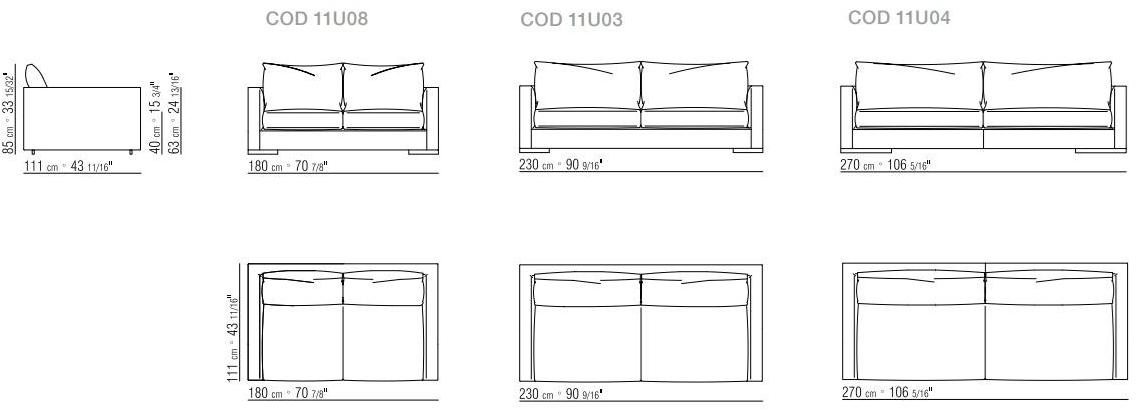 Flexform Модульный тканевый диван Magnum sun-id-1512443 - Вид №4