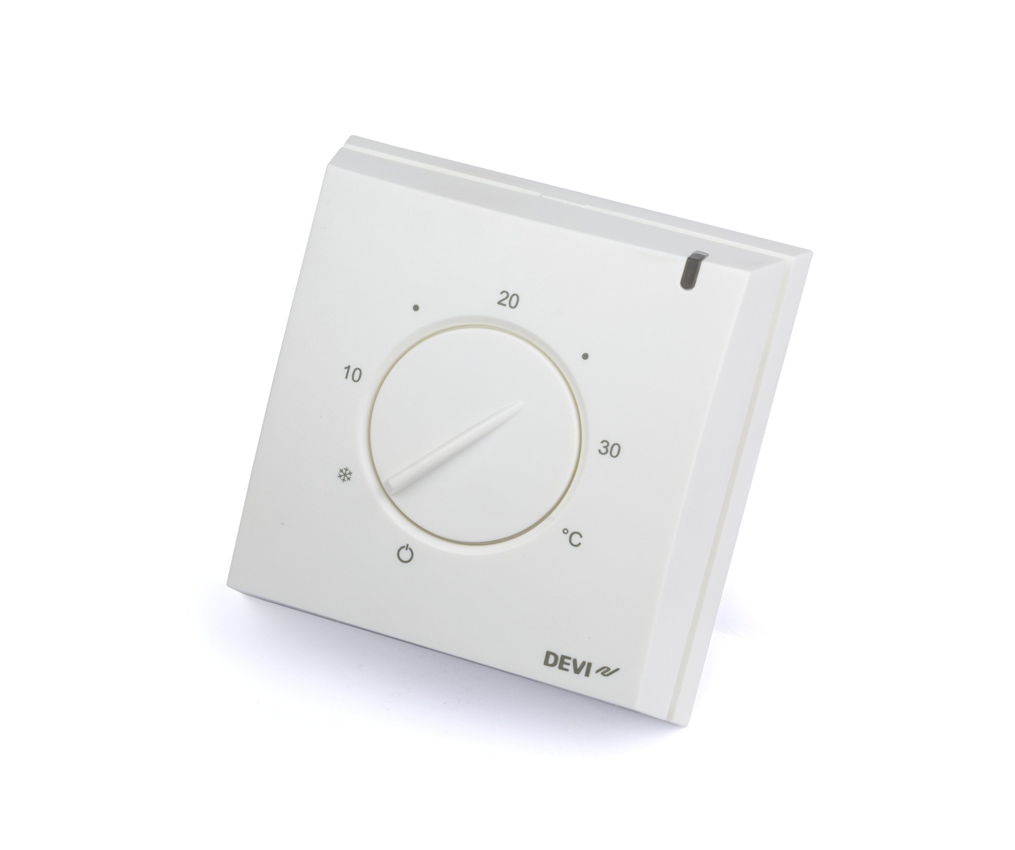 Danfoss DEVIreg™ 130/132 — электронные терморегуляторы для теплого пола с накладным корпусом DEVIreg 130 терморегулятор с датч. пола 140F1010  - Вид №4