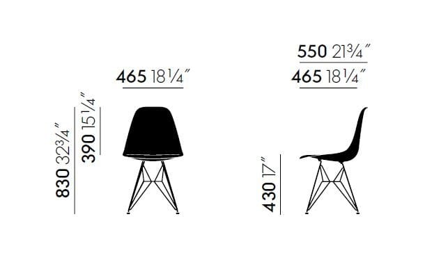 Стул из полипропилена с мягким сиденьем VITRA Eames Plastic Chair ARCH-00147160 - Вид №55