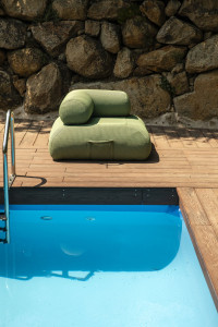 Тканевое садовое кресло