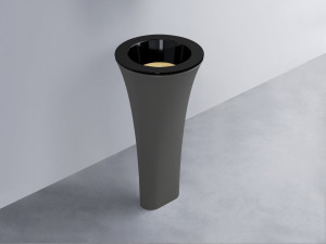 AMLA45-N+AMPILT-CN+AMCOLT-CM Раковина Amedeo Tondo отдельностоящая cielo Enjoy + Amedeo