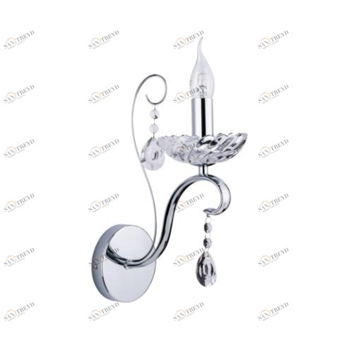 Бра Spot Light Alessa 9014128 SPOT LIGHT СВЕЧА 109659 Прозрачный;хром 