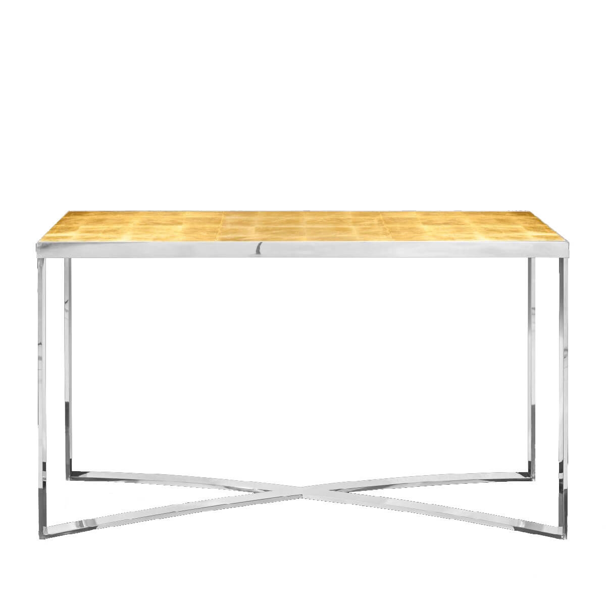 450094-01 ABHIKA КОНСОЛЬ CHROMO X H95 152,5X52,5 GOLD 