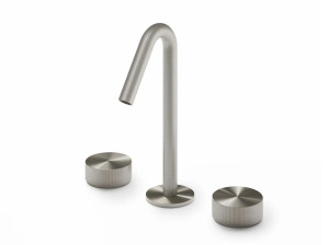 Смеситель для раковины с 3 отверстиями из нержавеющей стали