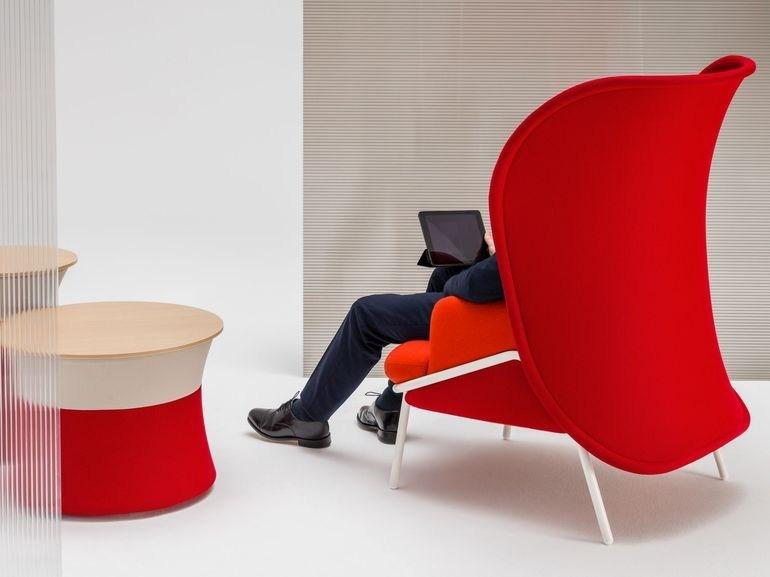 MDD Кресло с подлокотниками из ткани с подлокотниками и высокой спинкой Mesh sun-id-1485566 - Вид №3