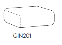089178 Пуф GIN201 Punt Mobles Gin Santreyd