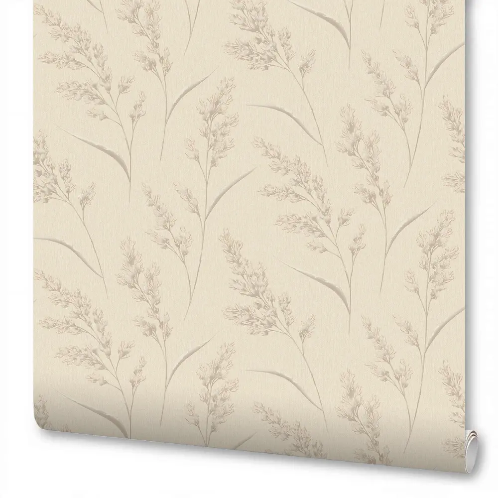 Флизелиновые обои Wallsecret Campo бежевые 1.06 м 89400486 STLM-1537140