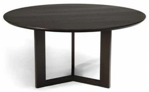 HMD INTERIORS Круглый обеденный стол из дерева Tri