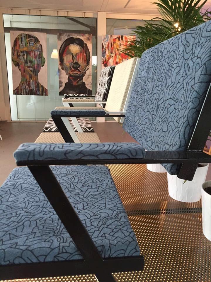 ZALABA Design Стул из ткани с подлокотниками Zulu sun-id-1440745 - Вид №5