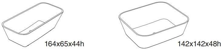 Hidrobox Отдельностоящая прямоугольная ванна Alfa essential sun-id-1449582 - Вид №2