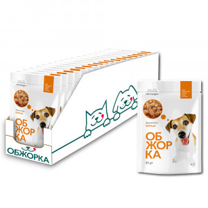 ПР0051896*24 Корм для собак кусочки в соусе с курицей пауч 85г (упаковка - 24 шт) ОБЖОРКА