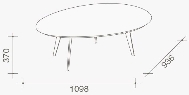Lema Низкий лакированный журнальный столик из дерева sun-id-1455095 - Вид №7