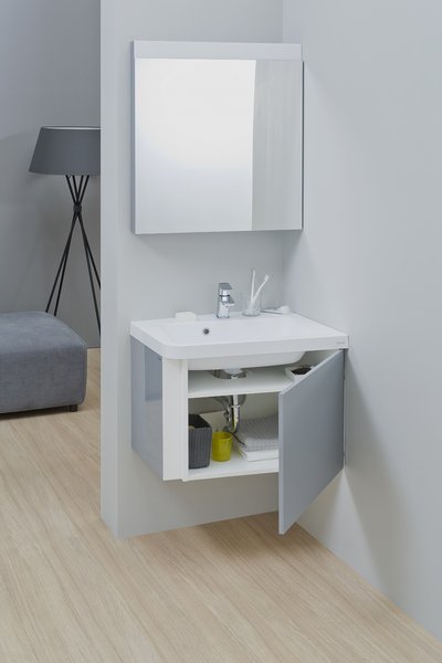 Тумба под умывальник SD 10° 650 L тёмный орех Ravak X000000747 - Вид №5